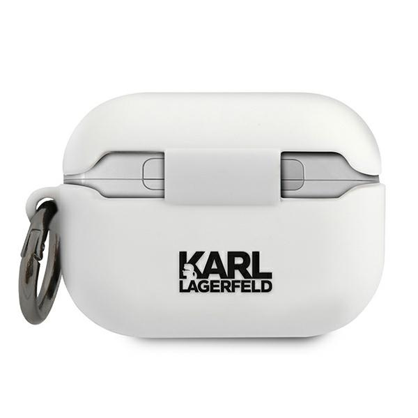 Etui KARL LAGERFELD Apple AirPods Pro Silicone Biały Case
