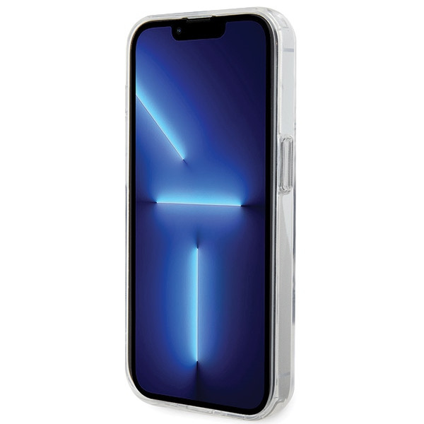 Etui Karl Lagerfeld KLHMP13XHMRSKCH iPhone 13 Pro Max 6.7" biały/white hardcase Ring Stand Karl&Choupettte MagSafe Case