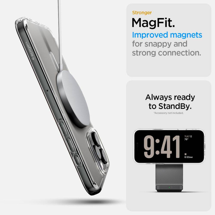 Etui Spigen Ultra Hybrid ”t” Mag Magsafe Iphone 16 Pro Max White