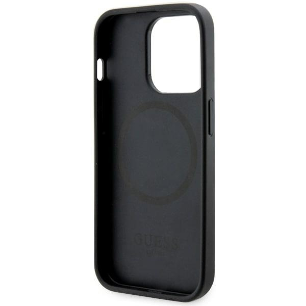 Etui Guess GUHMP14XHGCFSEK iPhone 14 Pro Max 6.7" czarny/black hardcase GCube Stripes MagSafe Case