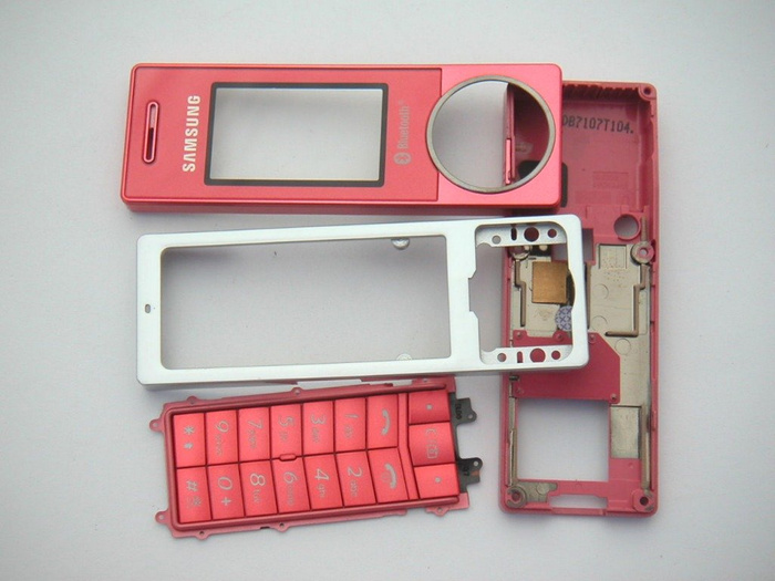 SAMSUNG X830 Obudowa Komplet Różowa Grade B