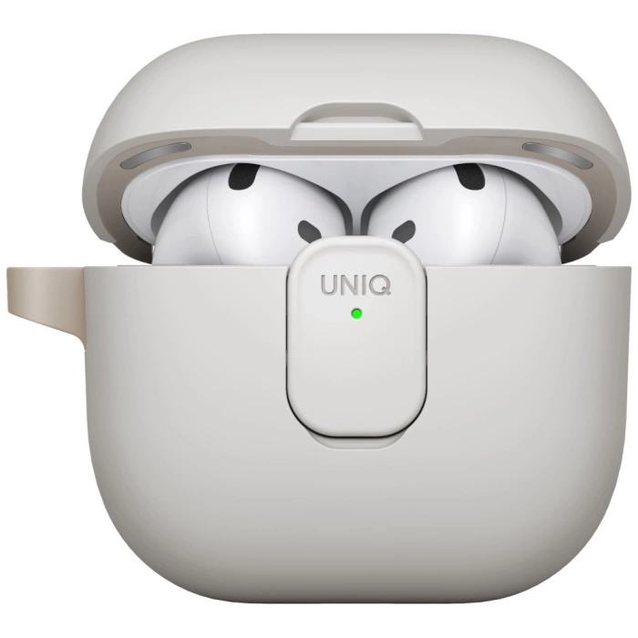 Etui UNIQ AirPods 4 Clyde Lock Case Beżowy