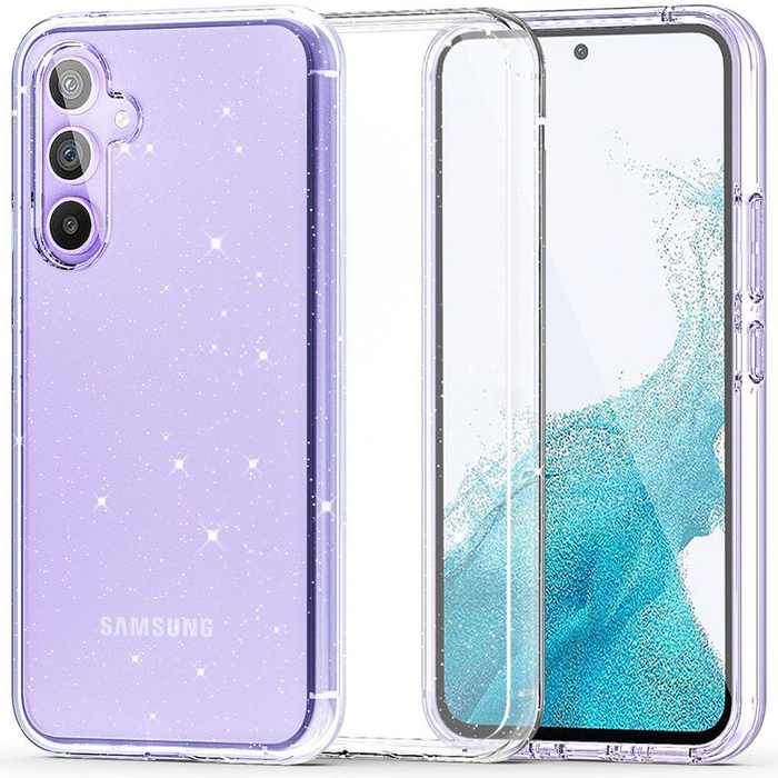 Etui Tech-protect Flexair Hybrid Samsung Galaxy S23 Fe Glitter Case