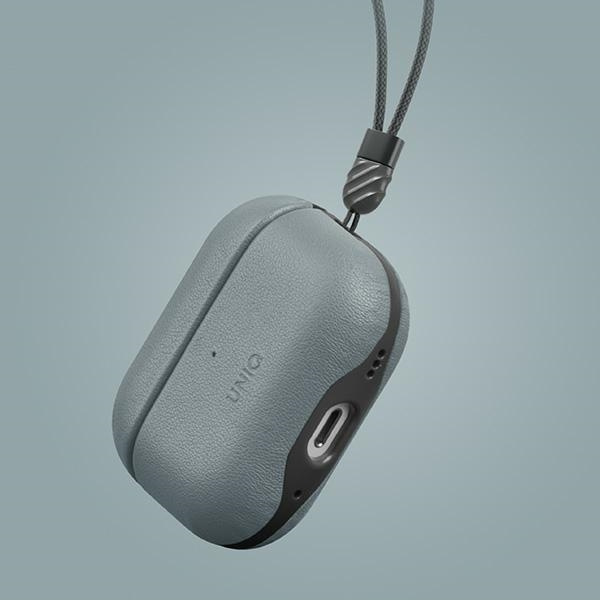 UNIQ etui Lyden DS AirPods Pro 2 gen(2022/2023) niebiesko-czarny/washed blue-black