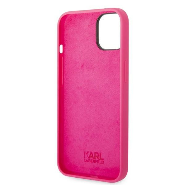 Etui KARL LAGERFELD Apple iPhone 14 Plus Silicone RSG Różowy Hardcase