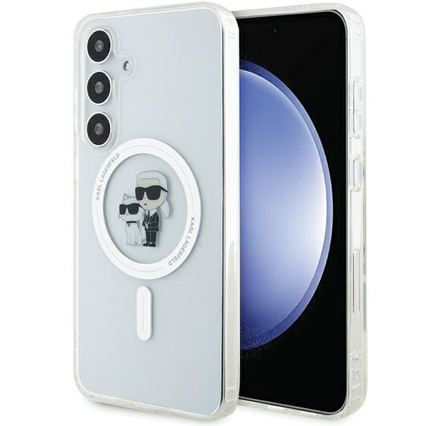 Etui Karl Lagerfeld KLHMS24SHGKCNOT Samsung Galaxy S24 S921 transparent hardcase IML Karl&Choupette MagSafe Case