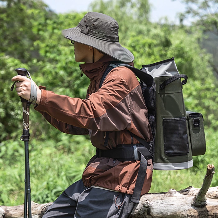 Plecak termiczny Rockbros z izolacją 18l  ergonomiczny - zielony