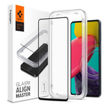 SPIGEN ALM GLASS FC GALAXY M53 5G Szkło hartowane BLACK