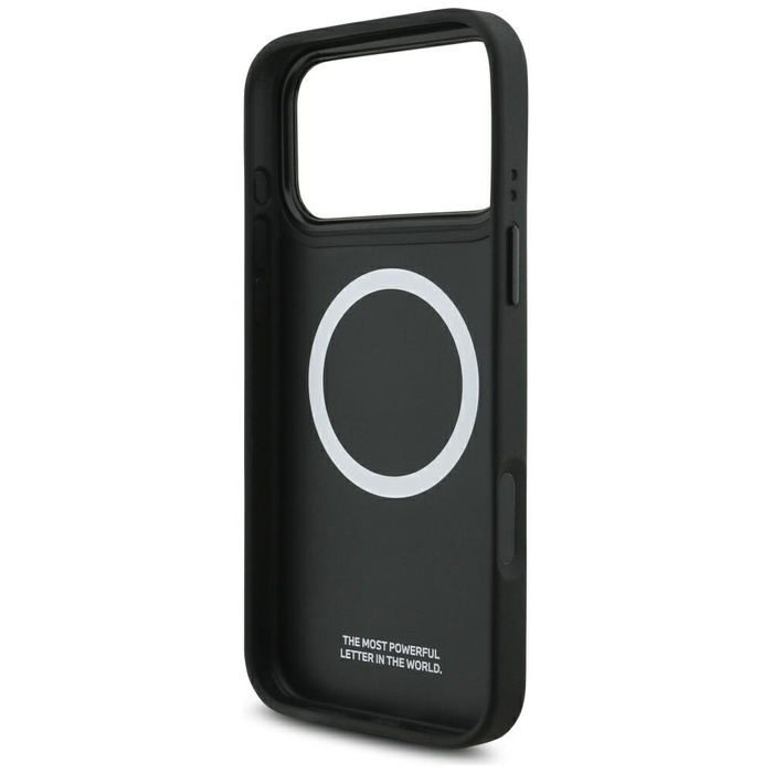 Etui BMW M Carbon Logo MagSafe do iPhone 17 Pro Max niebieski