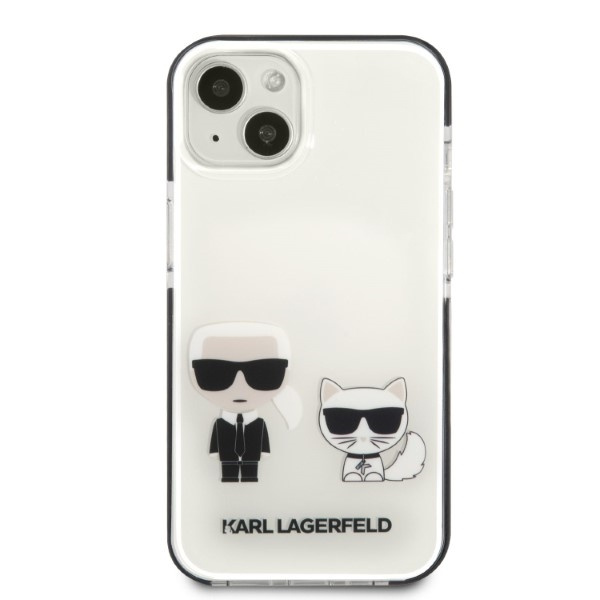 Etui Karl Lagerfeld Klhcp13stpekcw iPhone 13 Mini 5,4" Hardcase Biały/white Karl&choupette Case