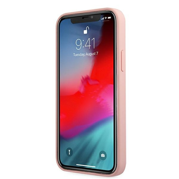 Etui GUESS Apple iPhone 12 Mini Script Vintage Różowy Hardcase