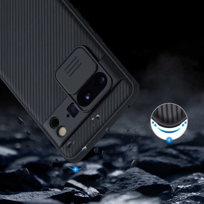 Etui z osłoną na aparat Nillkin CamShield Pro Case do Google Pixel 8 Pro - zielony