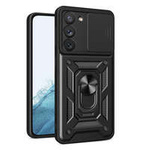 Etui Hybrid Armor Camshield Etui Do Samsung Galaxy S23 Pancerny Pokrowiec Z Osłoną Na Aparat Czarne Case