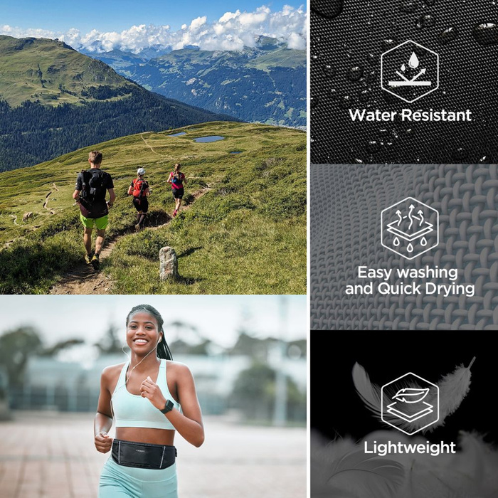 OPASKA NA RAMIĘ SPIGEN A710 DYNAMIC SHIELD WAIST BAG BLACK