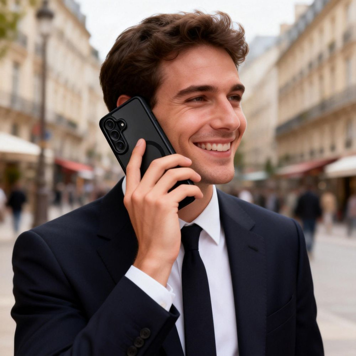 TECH-PROTECT MAGMAT MAGSAFE GALAXY S26+ PLUS BLACK/CLEAR