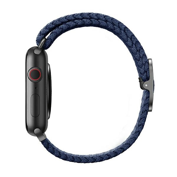 UNIQ pasek Aspen Apple Watch 44/42/45mm Braided niebieski/oxford blue