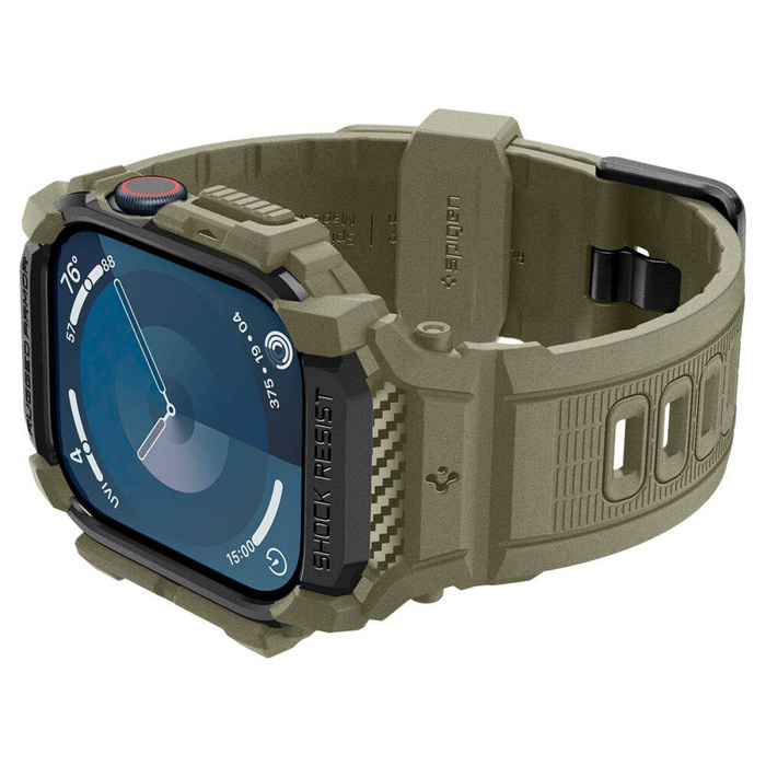 BRANSOLETA SPIGEN RUGGED ARMOR ”PRO” APPLE WATCH 10 (46 MM) VINTAGE KHAKI