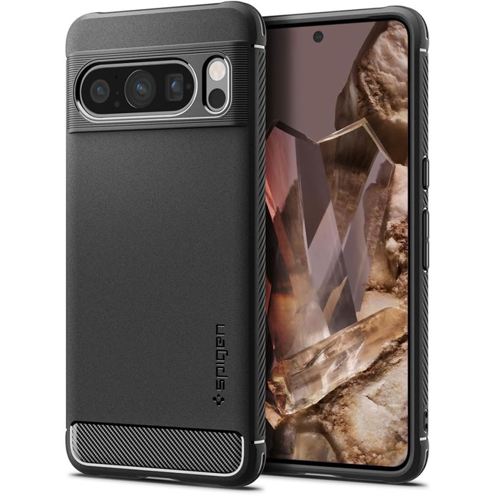 Etui Spigen Rugged Armor Google Pixel 8 Pro Matte Black Case