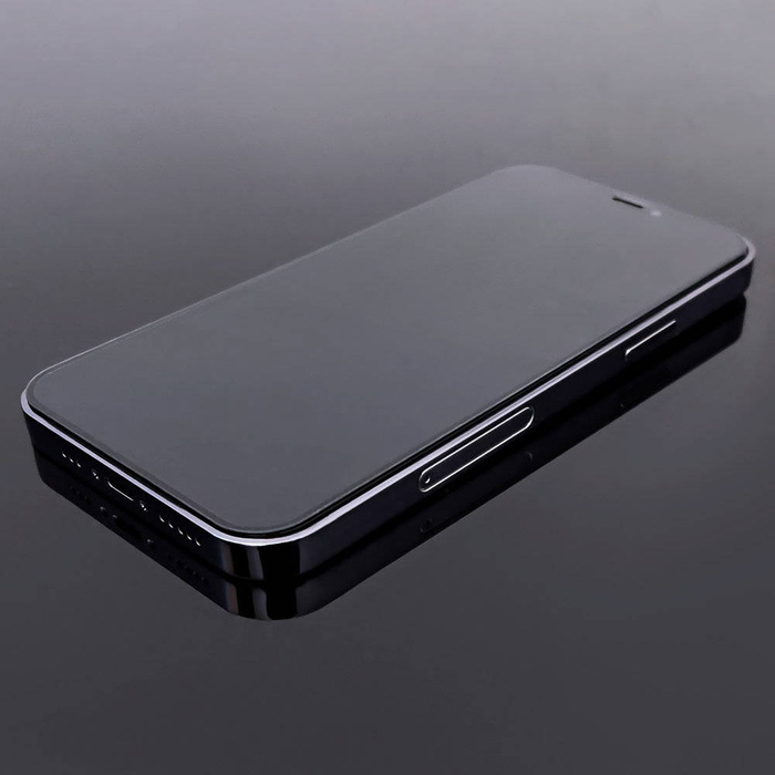 Wozinsky super wytrzymałe szkło hartowane Full Glue na cały ekran z ramką Case Friendly iPhone 14 Max / 13 Pro Max czarny