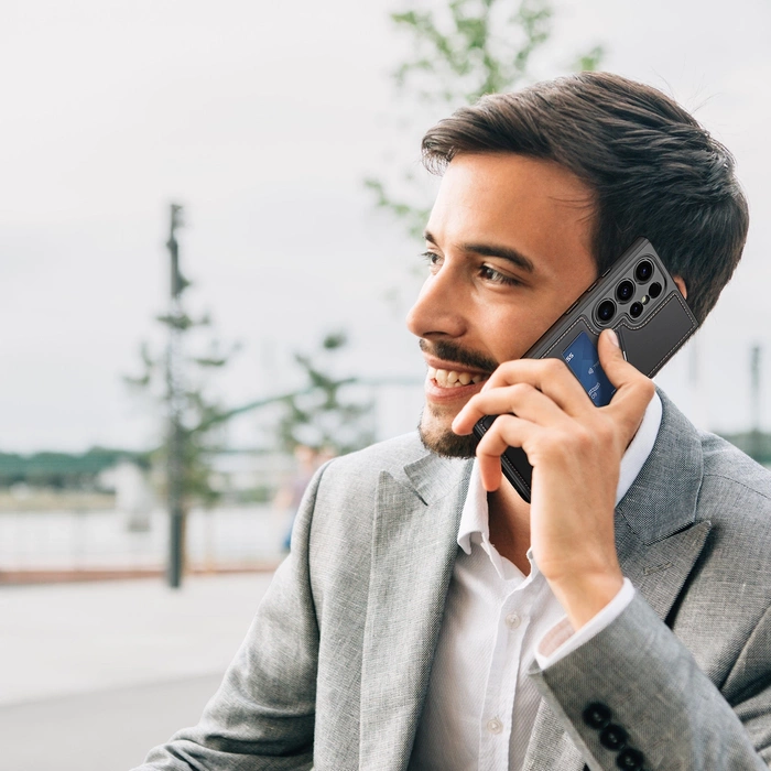 Etui Dux Ducis Rafi ll Mag do Samsung Galaxy S24 Ultra - czarne