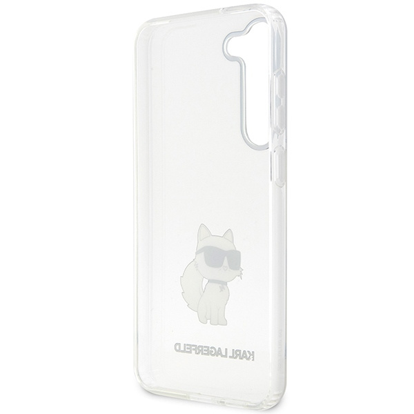 Etui Karl Lagerfeld KLHCS23MHNCHTCT S23 Plus S916 transparent hardcase Ikonik Choupette Case