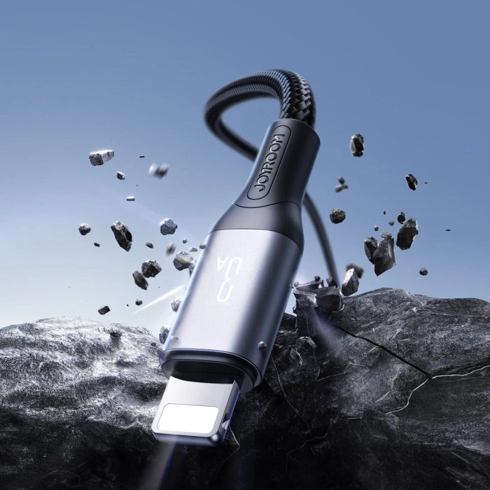 Kabel Joyroom S-A28 Flash Series 3A USB-A - Lightning 1m - czarny