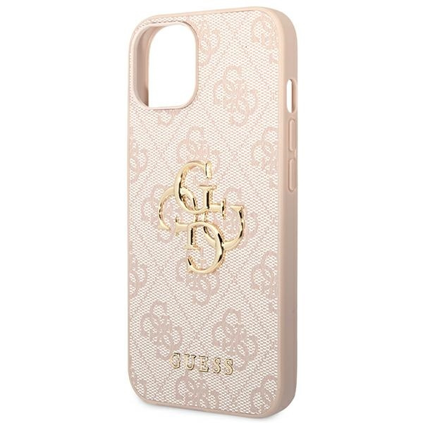 Etui GUESS Apple iPhone 14 4G Big Metal Logo Różowy Hardcase
