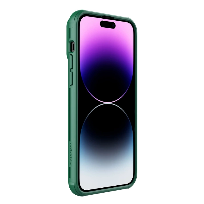Etui Nillkin CamShield S Case etui iPhone 14 Pro Max pancerny pokrowiec osłona na aparat zielone