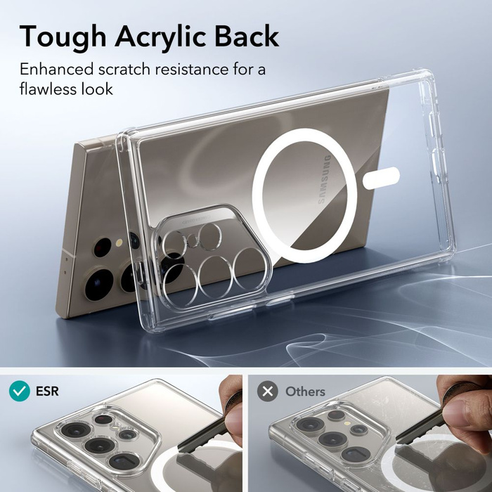 Etui Esr Ch Halolock Magsafe Samsung Galaxy S24 Ultra Clear Case