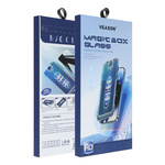 Szkło Hartowane 6D Pro Veason Easy-Install Glass + Aplikator - do Iphone 13 Pro Max / 14 Plus czarny