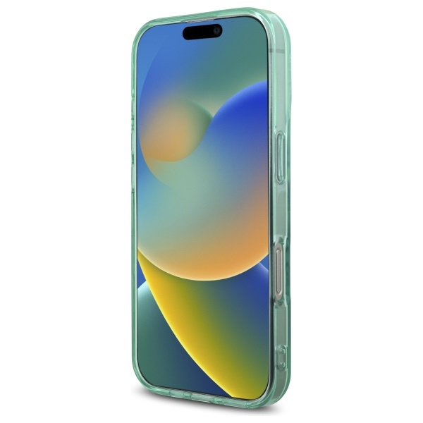 Etui Guess iPhone 16 Pro Max 6.9" zielony/green hardcase IML Rhinestones MagSafe