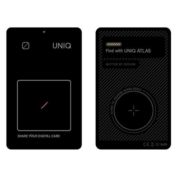 UNIQ Lokalizator NFC Atlas szary/graphite UNIQ-ATLASCARDTRK-GRAPHITE
