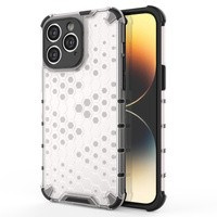 Etui Honeycomb Etui iPhone 14 Pro Max Pancerny Hybrydowy Pokrowiec Przezroczystecase