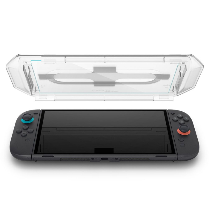 SZKŁO HARTOWANE SPIGEN NINTENDO SWITCH 2 GLAS.TR ”EZ FIT” 2-PACK CLEAR