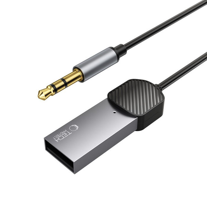 KABEL TECH-PROTECT ULTRABOOST BLUETOOTH AUX AUDIO ADAPTER CABLE GREY