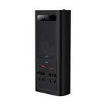 Baseus IGBT samochodowa przetwornica inwerter prądu 300W 220V (wtyczka CN/EU) czarny (CGNB010101)