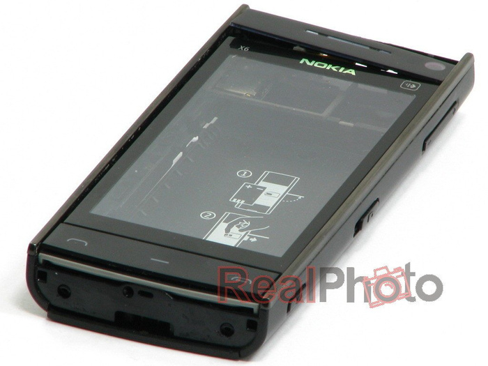 NOKIA X6 Obudowa Dotyk Komplet Grade C Oryginalna