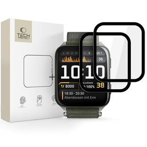 SZKŁO HYBRYDOWE TECH-PROTECT GARMIN VENU X1 GLASS FLEX+ 2-PACK CZARNE 
