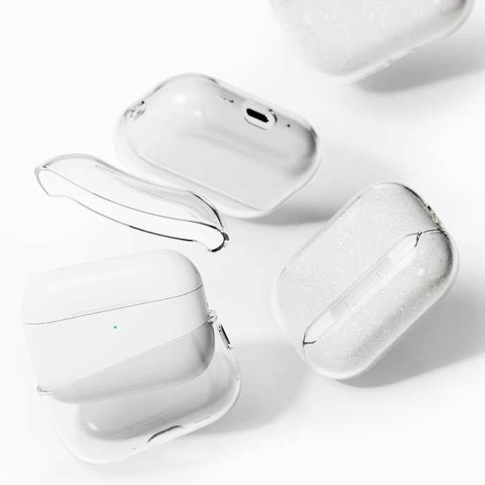 RINGKE AIR APPLE AIRPODS PRO 3 GLITTER CLEAR