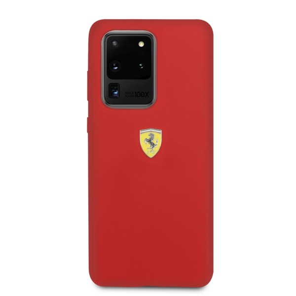 Etui Ferrari Samsung Galaxy S20 Ultra Silicone Czerwony Case