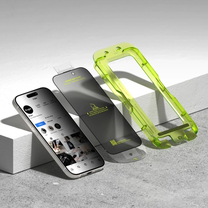 SZKŁO PRYWATYZUJĄCE RINGKE EASY SLIDE 2-PACK IPHONE 17 PRIVACY
