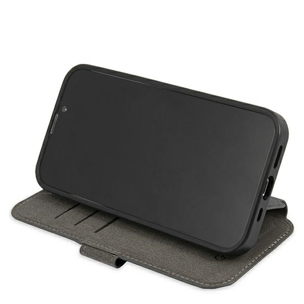 Etui GUESS Apple iPhone 13 13 Pro Book 4G Big Metal Logo Szary Case