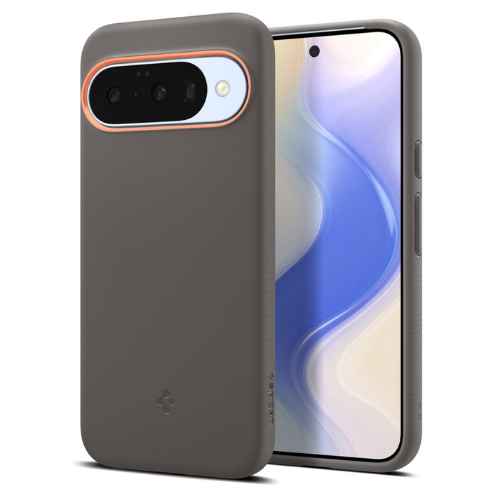 ETUI SPIGEN GOOGLE PIXEL 10 / 10 PRO NANO POP MAG MAGSAFE PAPAYA GREY