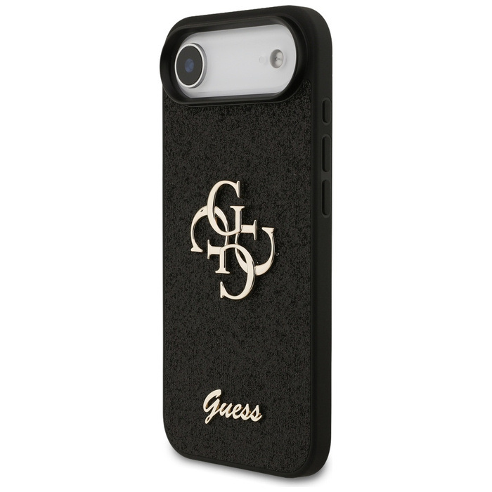 Etui Guess Fixed Glitter Big 4G do       iPhone Air czarny
