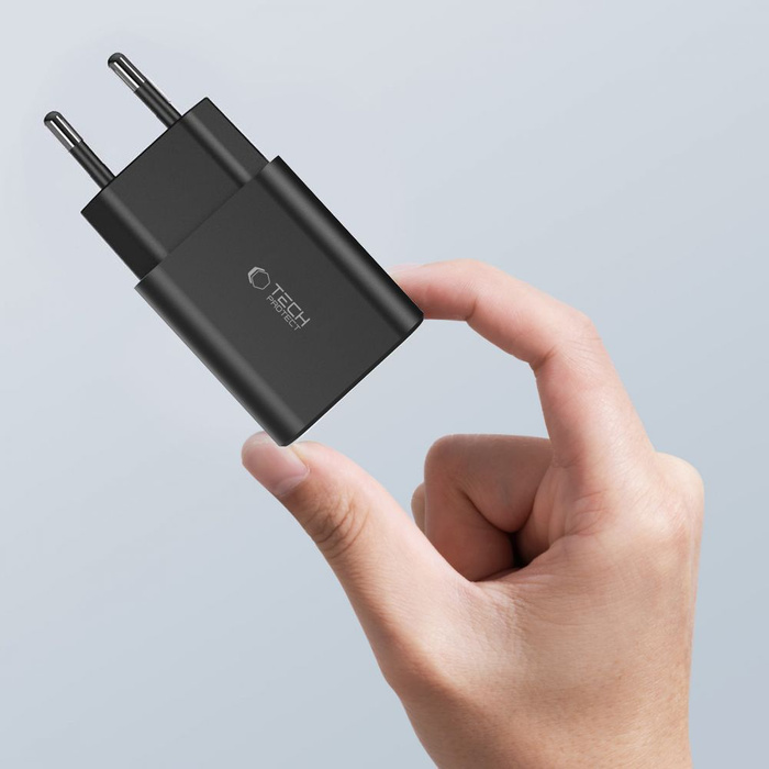 ŁADOWARKA TECH-PROTECT NC30W 2-PORT NETWORK CHARGER PD30W/QC3.0 WHITE