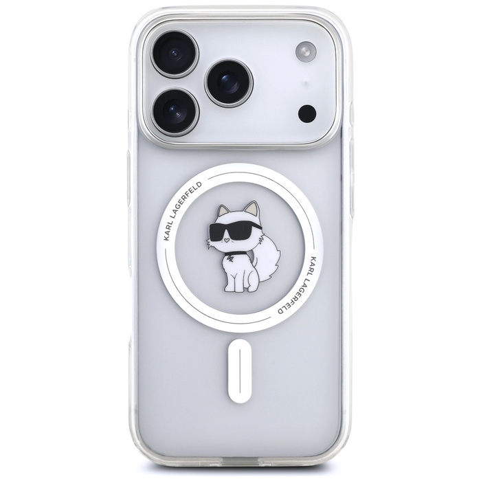 Etui Karl Lagerfeld IML Choupette        MagSafe do iPhone 17 Pro Max przezroczysty