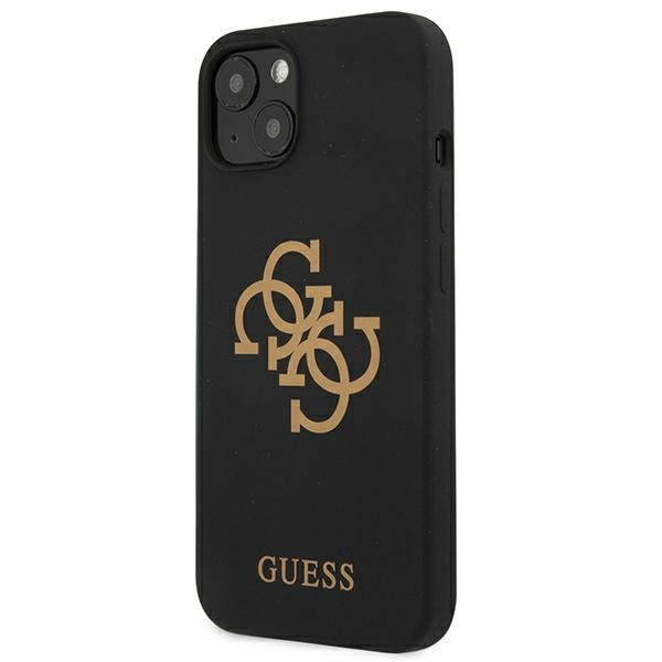 Etui GUESS Apple iPhone 13 Silicone 4G Logo Czarny Hardcase