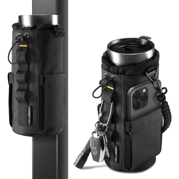 POKROWIEC NA BUTELKĘ SPIGEN LF500 TUMBLER BAG CZARNY