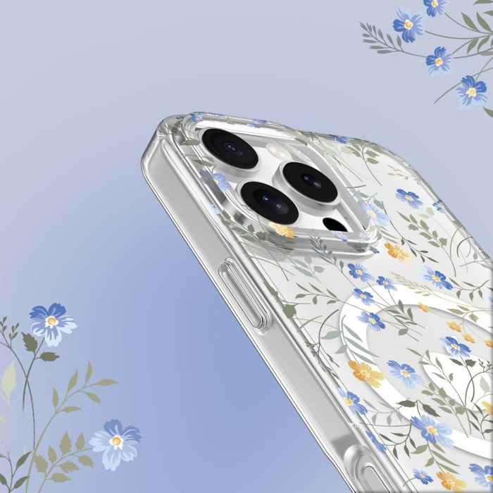 ETUI TECH-PROTECT MAGMOOD MAGSAFE IPHONE 16 PRO SPRING FLOWERS