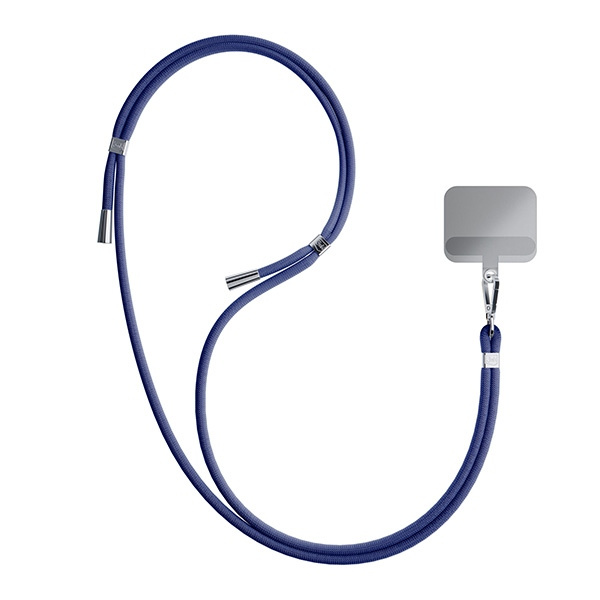 3MK EasyClip Dark Blue (silver) smycz do telefonu